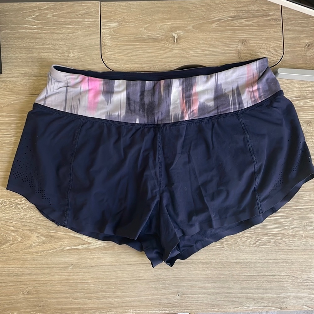 Indigo Lululemon Shorts - Size 6